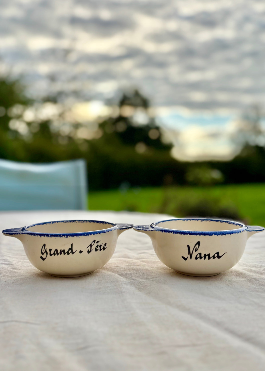 Hand painted French bowl from Brittany 'Nana'