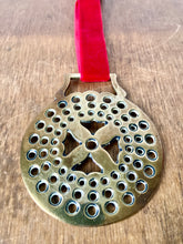 Load image into Gallery viewer, Multi-punched cross brass decoration
