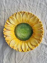 Load image into Gallery viewer, Italian majolica sunflower dish

