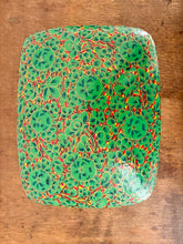 Load image into Gallery viewer, Large cushion-style papier mache decorated box
