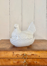 Load image into Gallery viewer, White Portmeirion china chicken egg holder
