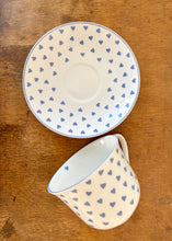 Load image into Gallery viewer, Nina Campbell blue heart breakfast cup and saucer
