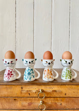 Load image into Gallery viewer, A set of four Portuguese cat egg cups
