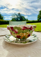 Load image into Gallery viewer, Italian majolica colander with matching plate
