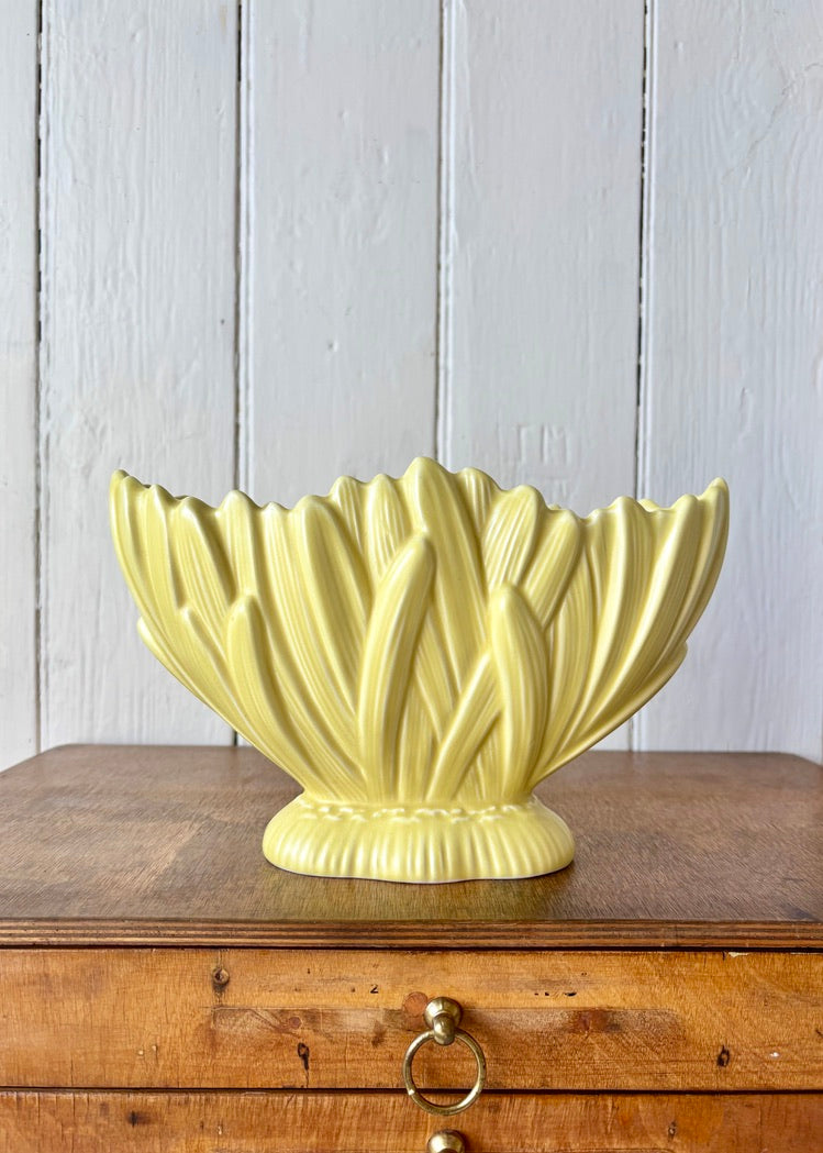 Yellow Sylvac Hyacinth mantle vase