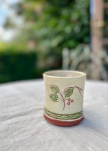 Load image into Gallery viewer, Small studio ware mug with birds and berries
