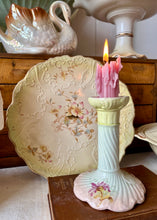 Load image into Gallery viewer, Crown Pottery embossed design botanical plate
