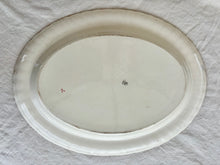 Load image into Gallery viewer, Antique floral platter or sharing dish in autumnal tones
