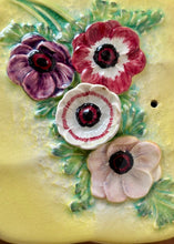 Load image into Gallery viewer, Beswick yellow butter dish with floral design

