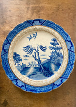 Load image into Gallery viewer, A set of 4 antique Booths The Old Willow dinner plates
