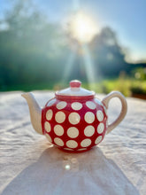 Load image into Gallery viewer, Price &amp; Kensington red and white polka dot teapot
