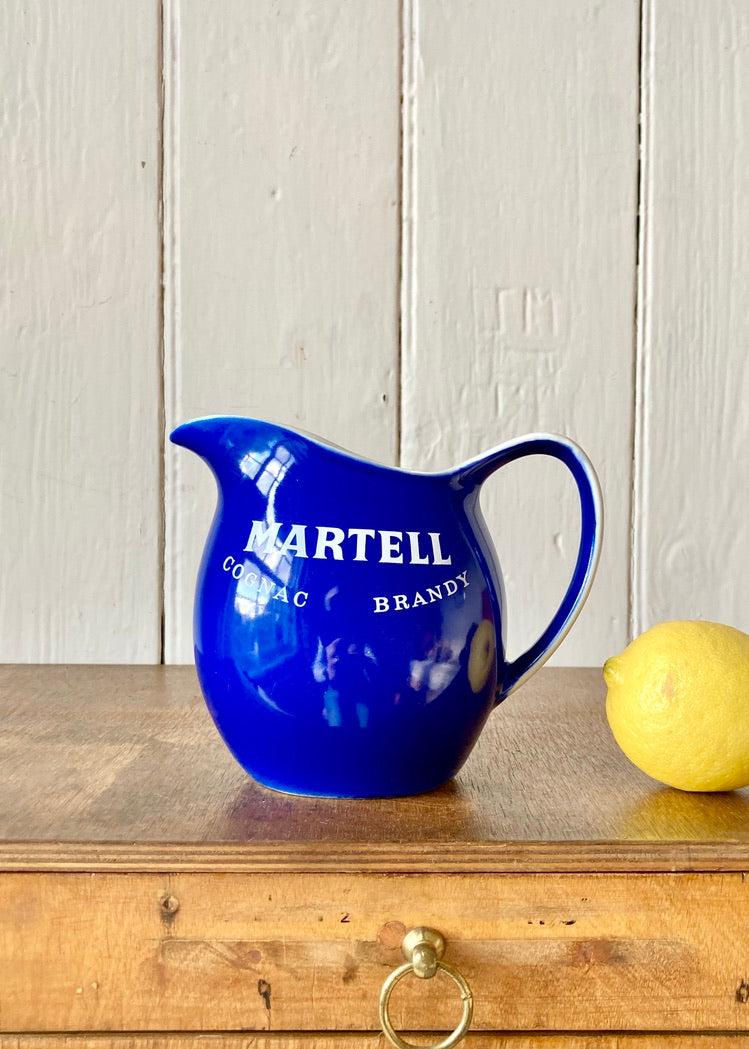 Martell Cognac Brandy blue jug