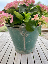 Load image into Gallery viewer, Vintage sea green vintage bucket
