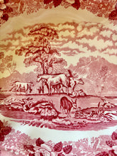 Load image into Gallery viewer, English Scenic footed dish with country scene by Adams, Staffordshire
