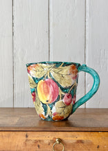 Load image into Gallery viewer, Italian hand painted majolica fruity jug
