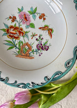 Load image into Gallery viewer, Pedestal dish with floral design and acanthus leaf border

