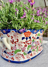 Load image into Gallery viewer, Large Victorian foot bath or planter in oriental style
