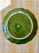 Load image into Gallery viewer, Green cabbage ware plate
