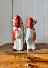 Load image into Gallery viewer, A pair of antique Staffordshire dogs - Mr and Mrs!
