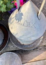 Load image into Gallery viewer, Eltex vintage galvanised steel poultry drinkers / garden planters
