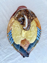 Load image into Gallery viewer, Spanish terracotta hand-thrown and hand painted duck tureen

