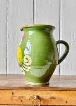 Load image into Gallery viewer, Vintage cockerel jug in green
