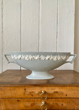 Load image into Gallery viewer, Large Wedgwood Queen&#39;s Ware mantle vase in pale grey
