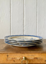 Load image into Gallery viewer, A set of 4 antique Booths The Old Willow dinner plates
