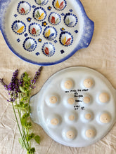 Load image into Gallery viewer, A pair of HB Quimper - Les Plats du Chef dishes
