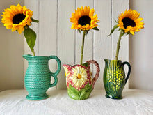 Load image into Gallery viewer, Large Govancroft two-handled green rope jug
