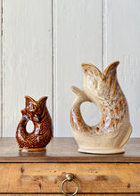 Load image into Gallery viewer, Honeycomb glaze gluggle jug by Dartmouth Pottery, Devon
