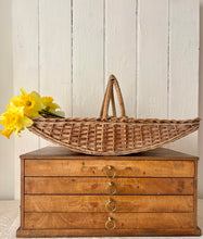 Load image into Gallery viewer, Vintage wicker flower basket
