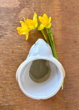 Load image into Gallery viewer, White rabbit hand painted egg cup
