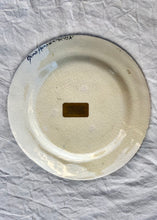 Load image into Gallery viewer, Hand decorated fish plate with border of leaves
