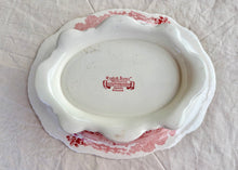 Load image into Gallery viewer, English Scenic footed dish with country scene by Adams, Staffordshire

