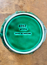 Load image into Gallery viewer, Green Hyacinth leafy vase or planter by Sylvac
