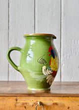 Load image into Gallery viewer, Vintage cockerel jug in green
