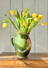 Load image into Gallery viewer, Vintage cockerel jug in green

