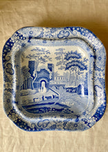 Load image into Gallery viewer, Antique Spode blue and white square dish
