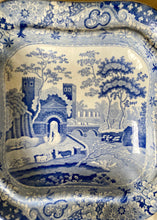 Load image into Gallery viewer, Antique Spode blue and white square dish
