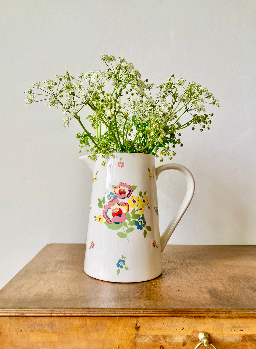 Floral jug by Gisela Graham, London