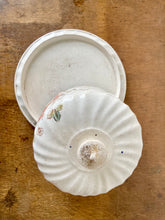Load image into Gallery viewer, Antique floral cloche with fitted plate

