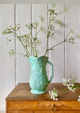 Load image into Gallery viewer, Pastel turquoise Kensington Ware Sunflower Jug
