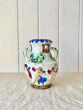 Load image into Gallery viewer, Italian putti vase with double handles

