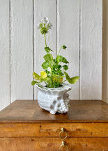 Load image into Gallery viewer, Medium sized white shell vase/planter
