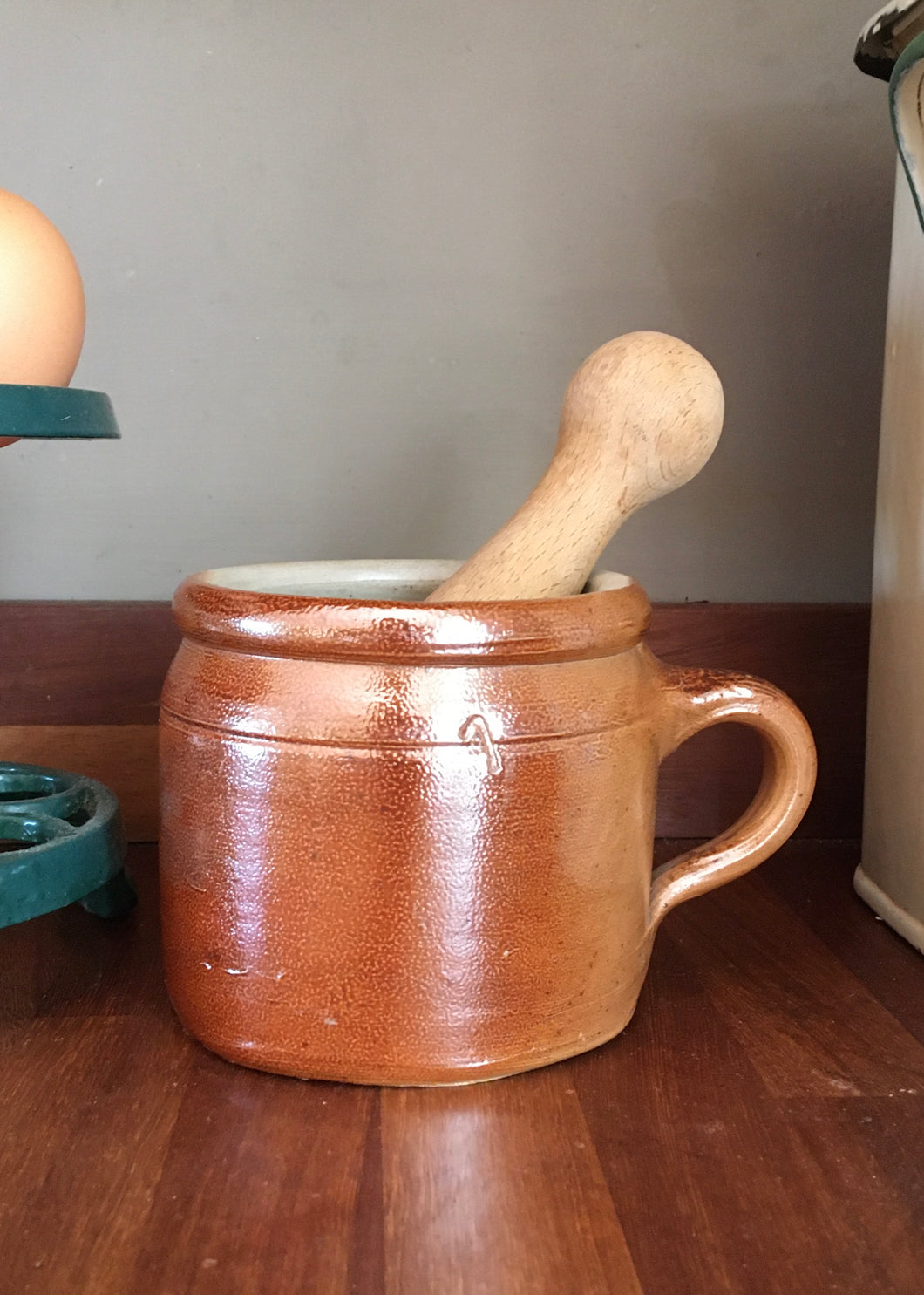 French stoneware Rillett pot
