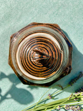 Load image into Gallery viewer, A studio pottery beehive style honey pot
