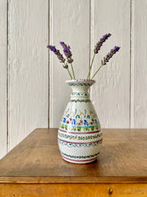 Load image into Gallery viewer, Hand painted terracotta glazed hand painted vase
