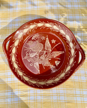 Load image into Gallery viewer, Large vintage Portuguese terracotta rustic dish
