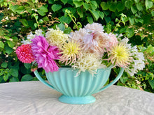 Load image into Gallery viewer, Large elegant pale turquoise Dartmouth Pottery mantle vase

